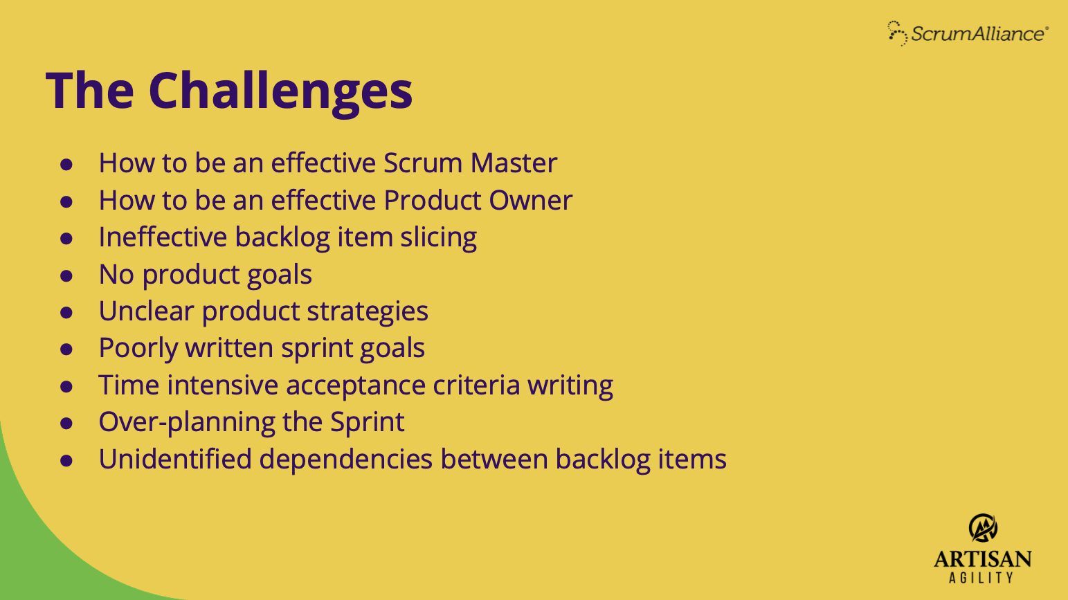 The Challenges